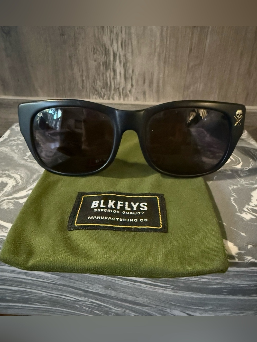 Black Flys x Sullen Fly 4 Matte Black Sunglasses